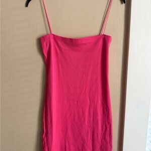 Zara Vibrant Pink Knit Top